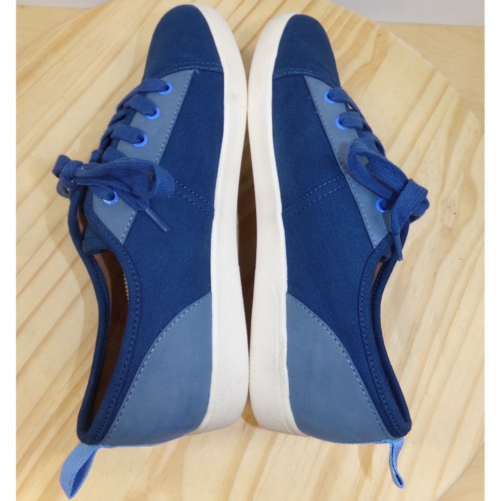 Vionic Pisces Shoes Sneakers‎ Womens Blue Size 8 Lace Up Canvas - Picture 5 of 8